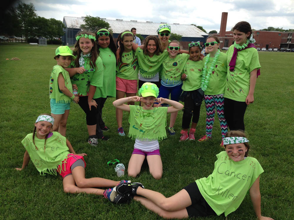 Field day for Connie Grayson and her students.