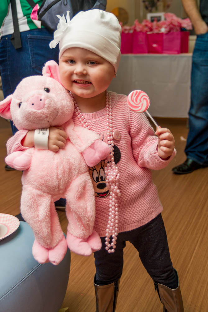 Pig Day at the Jimmy Fund Clinic.