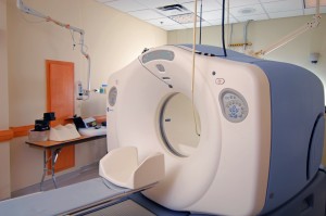 A PET/CT scanner