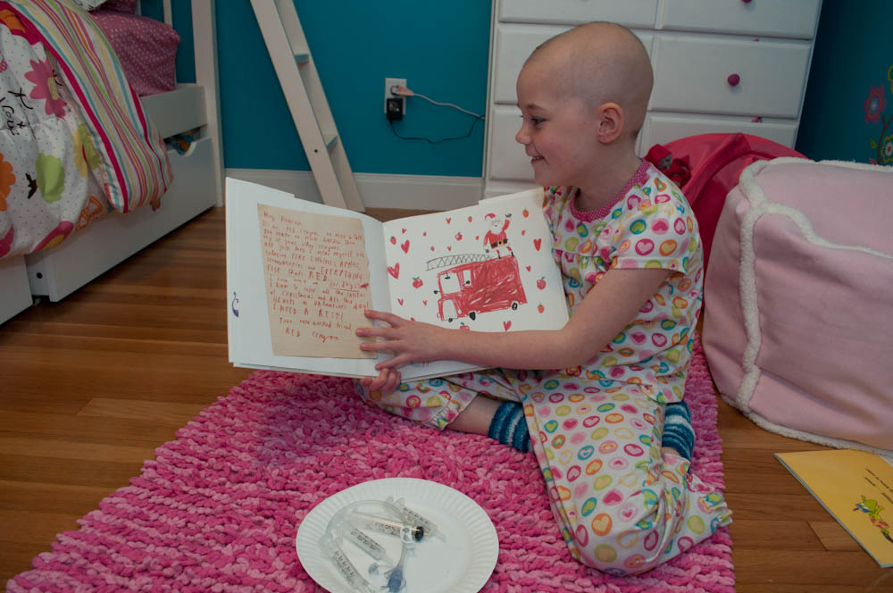 Reading a story before bed. Photo credit Abby Archer