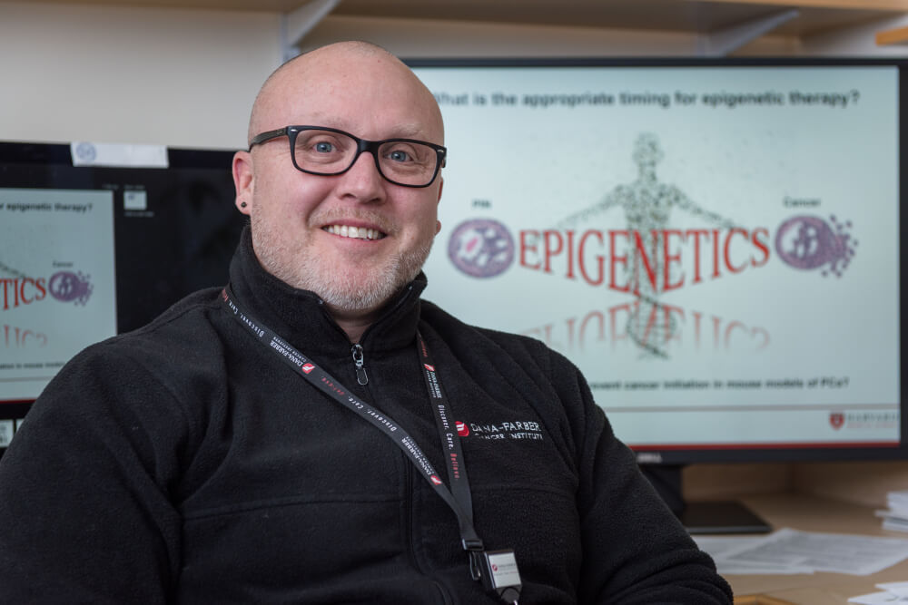 Leigh Ellis, PhD, works to better understand the underlying genetic and epigenetic mechanisms behind prostate cancer.
