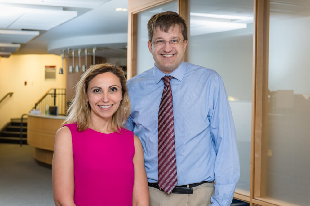 Irene Ghobrial, MD, and David Steensma MD, of the Center for the Prevention of Progression (CPOP) at Dana-Farber.