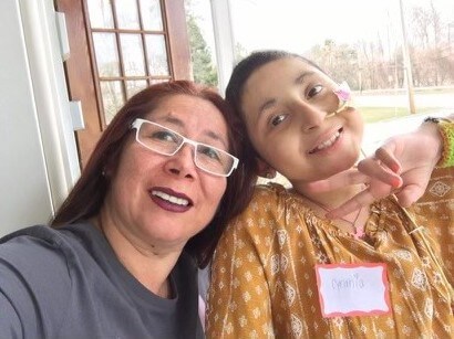 Jessica Manrique and her daughter, Cinthia, who was treated for acute lymphoblastic leukemia using precision medicine.