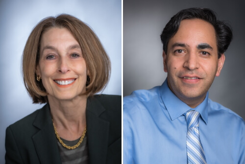 Laurie H. Glimcher, MD, and Rizwan Romee, MD