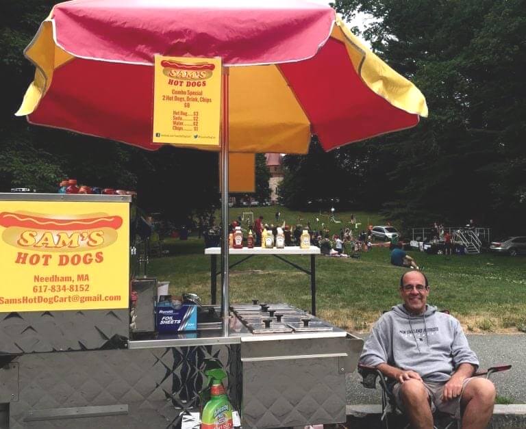 Retiring after several decades in financial services, Rubin enjoyed his "second career" running a hot dog cart for several years despite various health challenges.