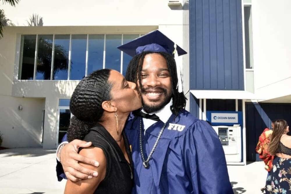 Penn celebrated her youngest son Shaal'Que’s college graduation in 2019. 