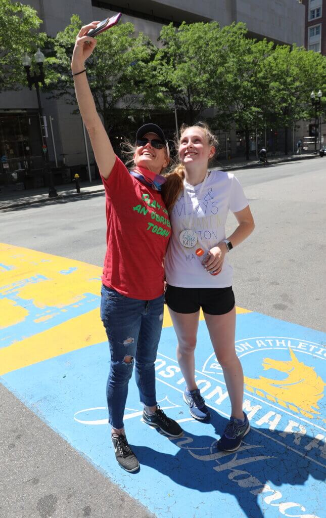 In 2020, Michelle and Kate O’Brien got inspired at the Boston Marathon finish line.